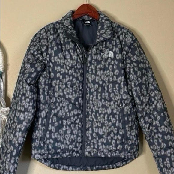 Women's Gray Leopard Print Jacket - Picture 1 of 8